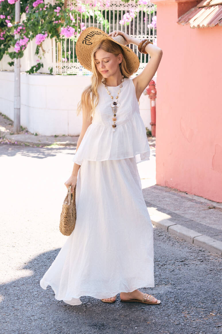 Miranda Etekli Takım Beyaz - 11