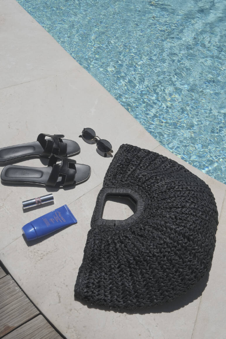 Noir Hasır Çanta Siyah - EMNORA