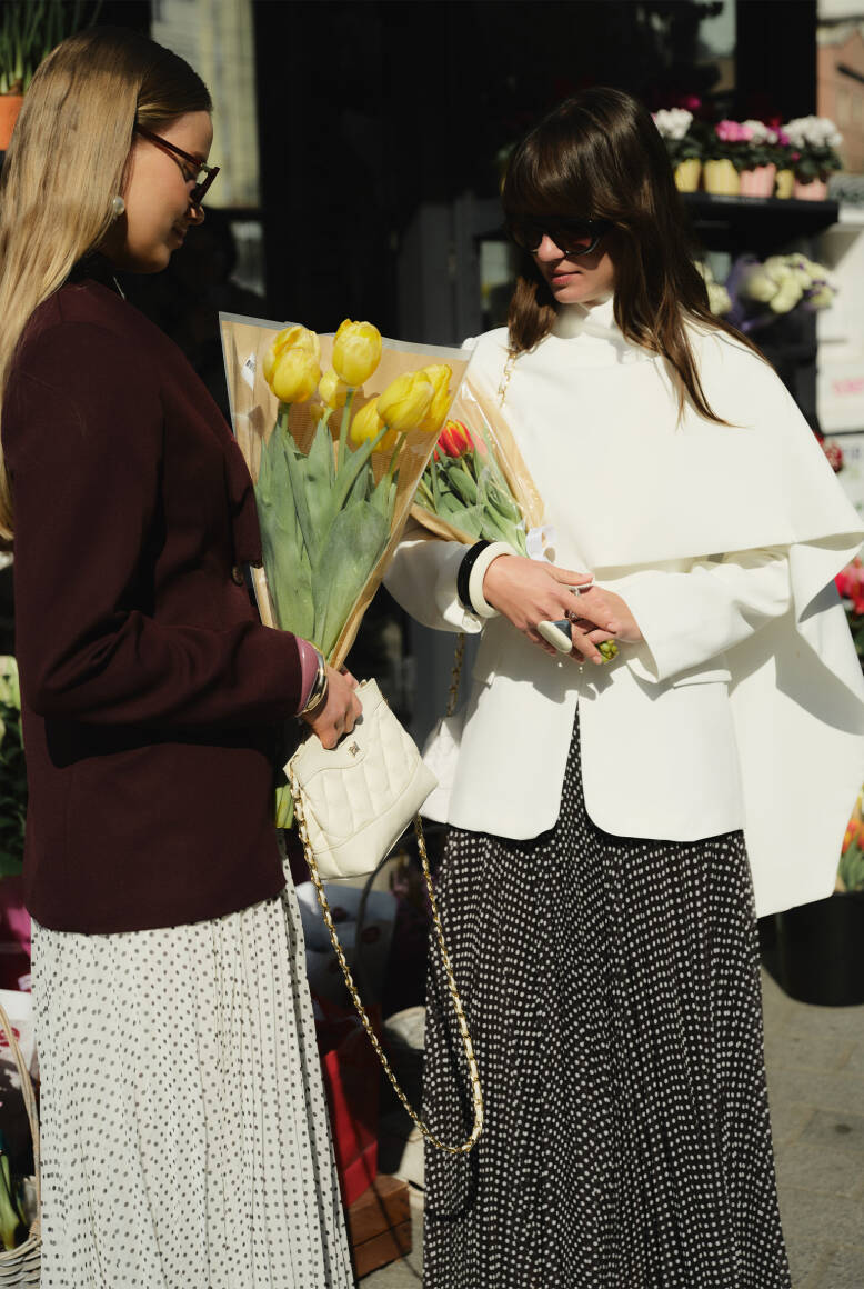 Pelerin Detaylı Blazer Ceket Beyaz - 7