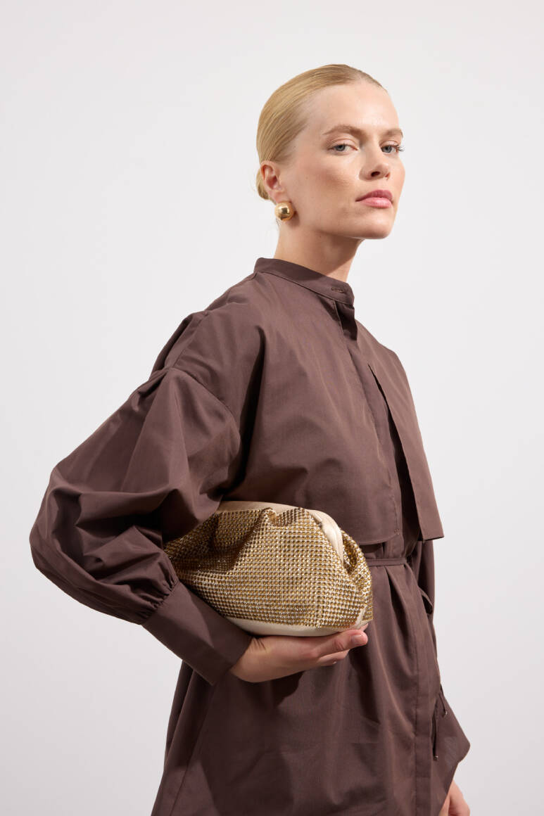 Poplin Trenç Gömlek Acı Kahve - 3