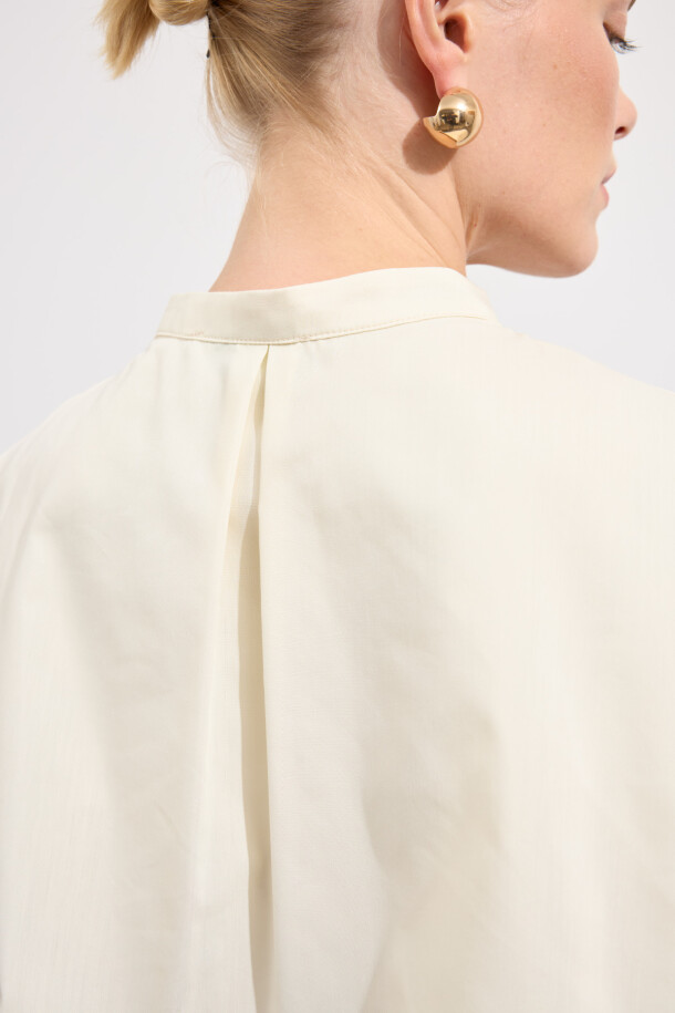 Poplin Trenç Gömlek Soft Sarı - 7
