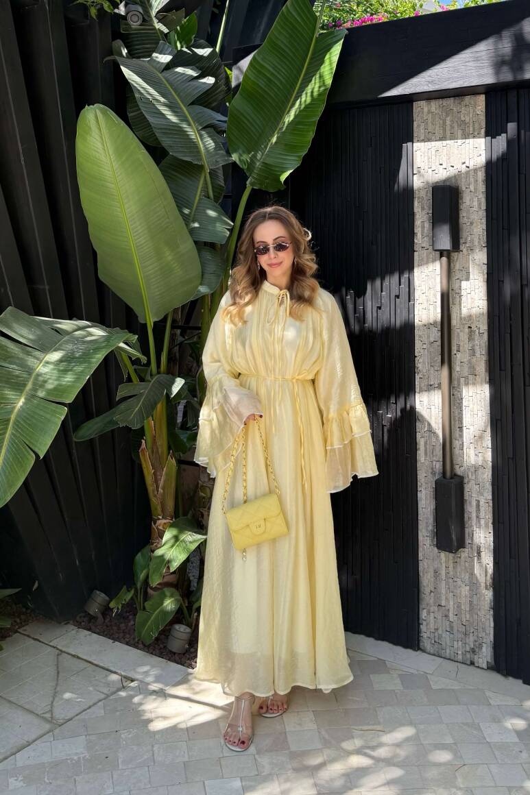 Princess Elbise Soft Sarı - 14