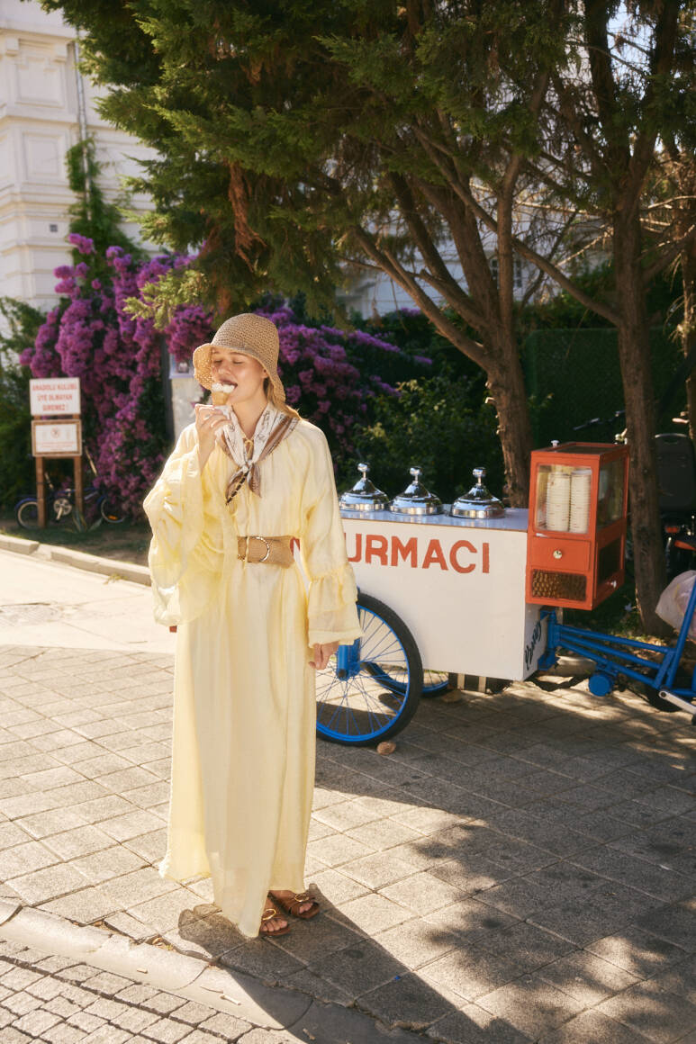 Princess Elbise Soft Sarı - 10