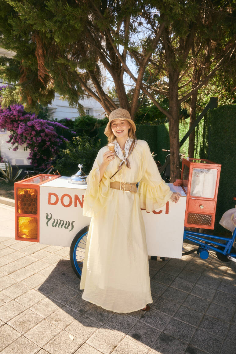 Princess Elbise Soft Sarı - 9