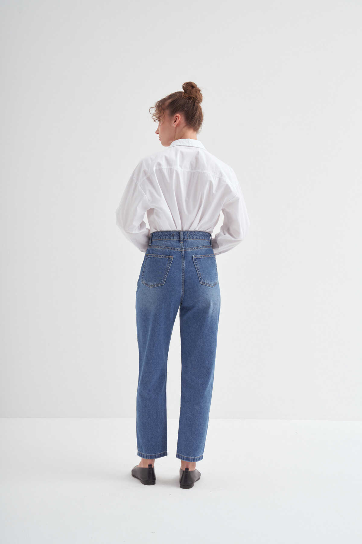 Mom fit pantalon hotsell